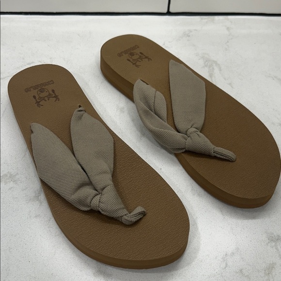 KuaiLu Flip Flops for Women with Arch Support Yoga Mat Comfortable Beach 8 NWT - Picture 9 of 16